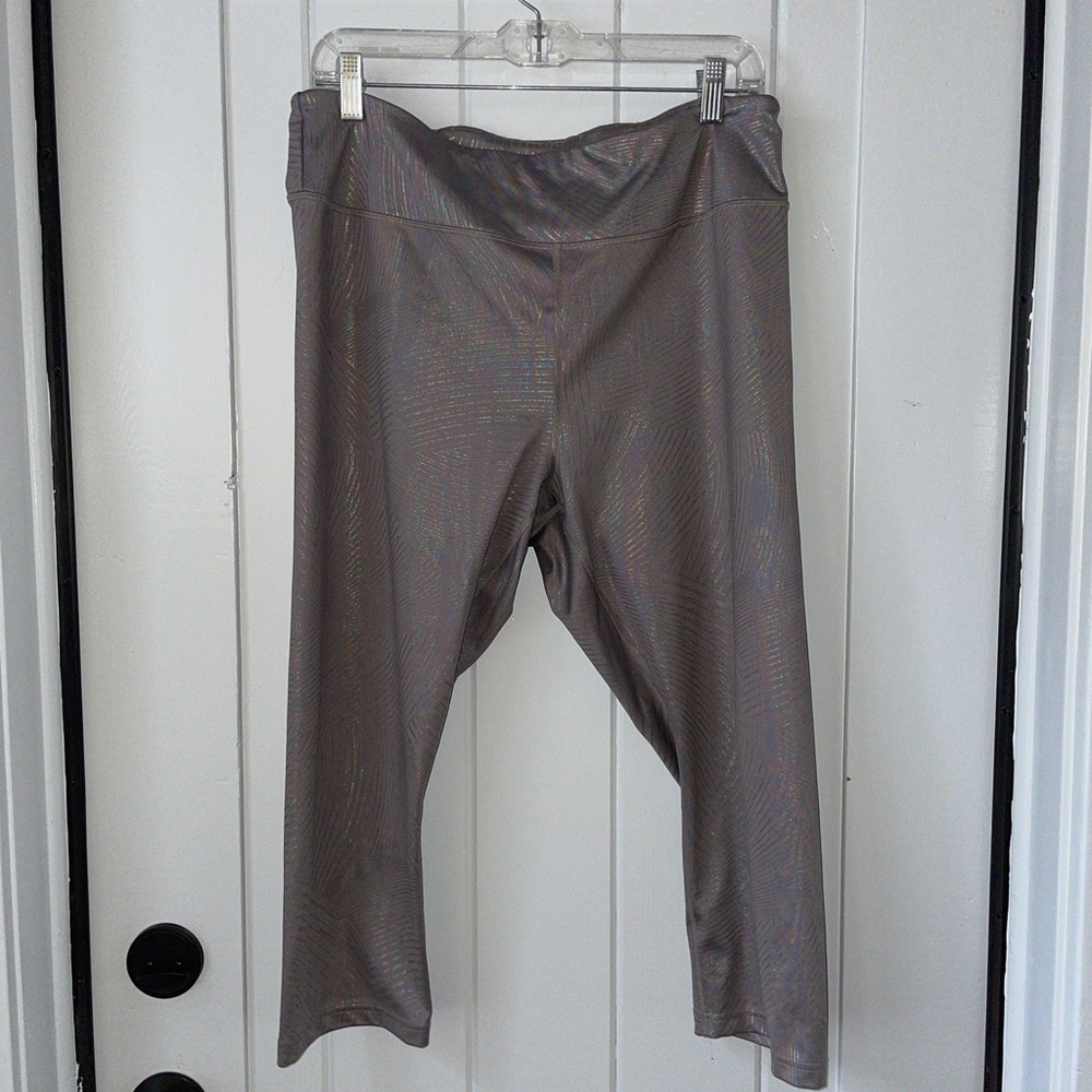 Fila Sports Gray Rainbow Workout Legging XXL